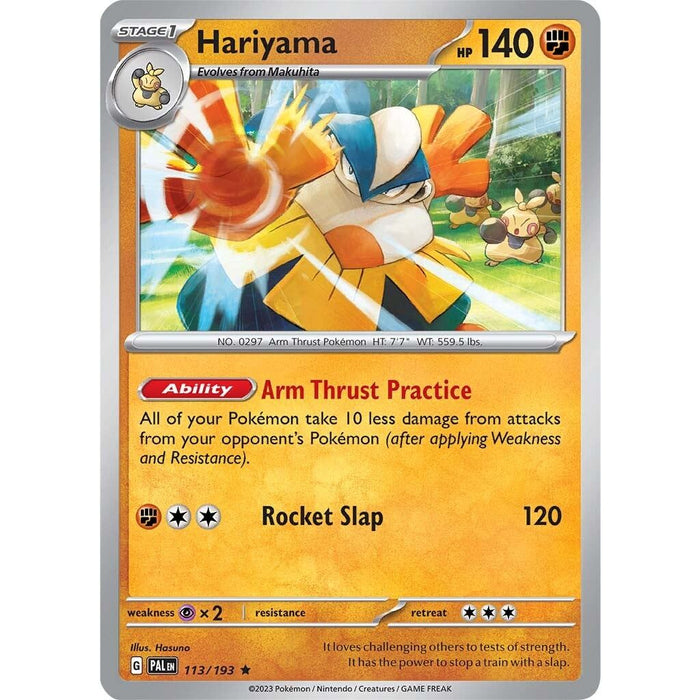 Hariyama (113/193) [Scarlet & Violet: Paldea Evolved] - Just $0.10! Shop now at Retro Gaming of Denver