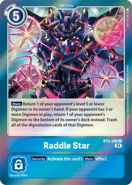 Raddle Star [BT6-098] [Double Diamond] - Just $0.09! Shop now at Retro Gaming of Denver