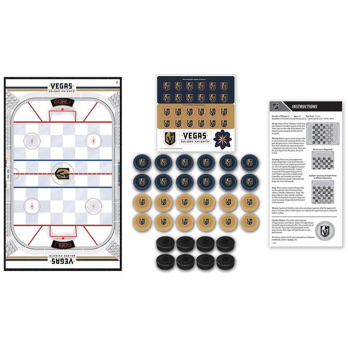 Las Vegas Golden Knights Checkers Board Game - for just $14.99! 