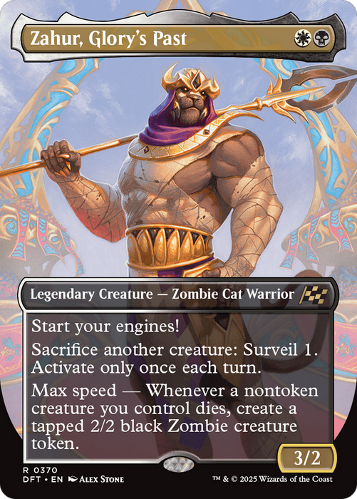 Zahur, Glory's Past (DFT-370) - Aetherdrift (Borderless) Foil - for just $0.12! 