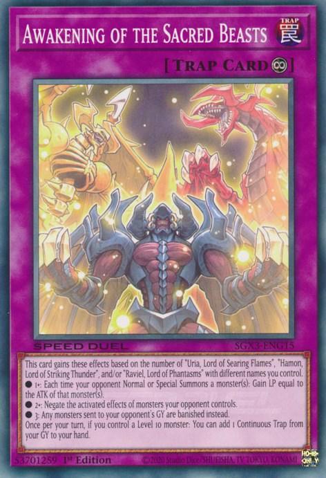 Awakening of the Sacred Beasts [SGX3-ENG15] Common - for just $0.15! 
