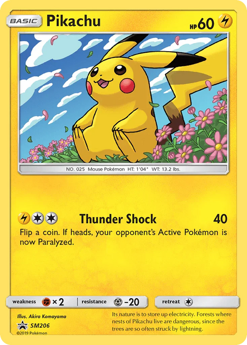 Pikachu (SM206) [Sun & Moon: Black Star Promos] - for just $9.65! 