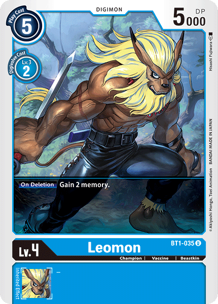 Leomon [BT1-035] [Release Special Booster Ver.1.0] - Just $0.09! Shop now at Retro Gaming of Denver