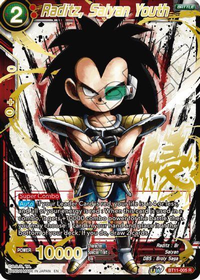 Raditz, Saiyan Youth (Alternate Art) (BT11-005) [Special Anniversary Set 2021] - for just $0.40! 