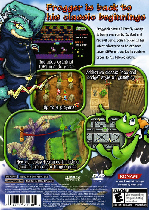 Frogger: Ancient Shadow – PlayStation 2 (PS2) - for just $0! 