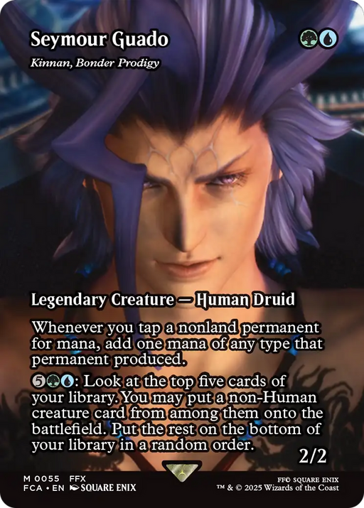 Seymour Guado - Kinnan, Bonder Prodigy (Showcase) (FCA-055) - FINAL FANTASY: Through the Ages / Seymour Guado (Borderless) - for just $4.36! 