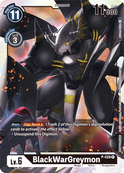 BlackWarGreymon [P-026] [Promotional Cards] - Just $0.09! Shop now at Retro Gaming of Denver