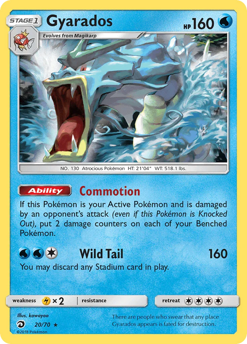 Gyarados (20/70) [Sun & Moon: Dragon Majesty] - for just $1! 