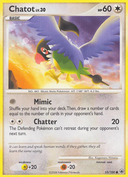 Chatot (55/100) [Diamond & Pearl: Majestic Dawn] - for just $0.45! 