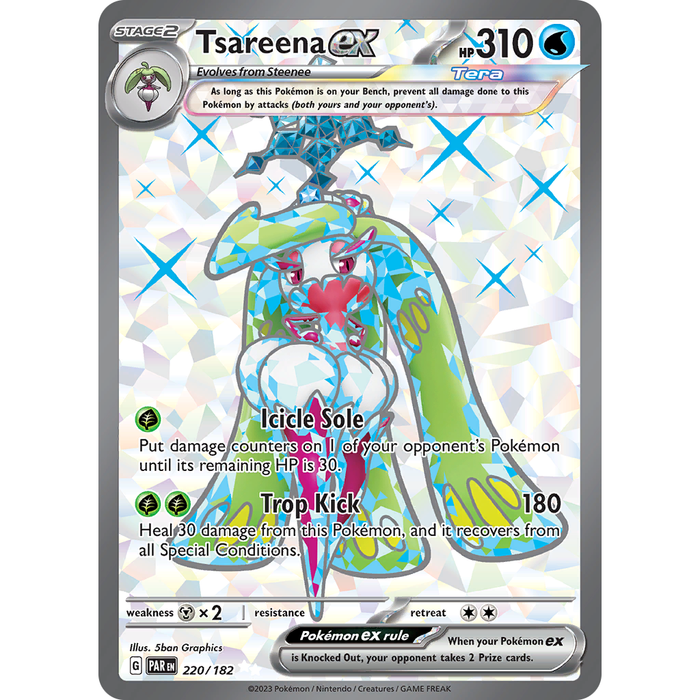 Tsareena ex (220/182) [Scarlet & Violet: Paradox Rift] - Just $1.35! Shop now at Retro Gaming of Denver