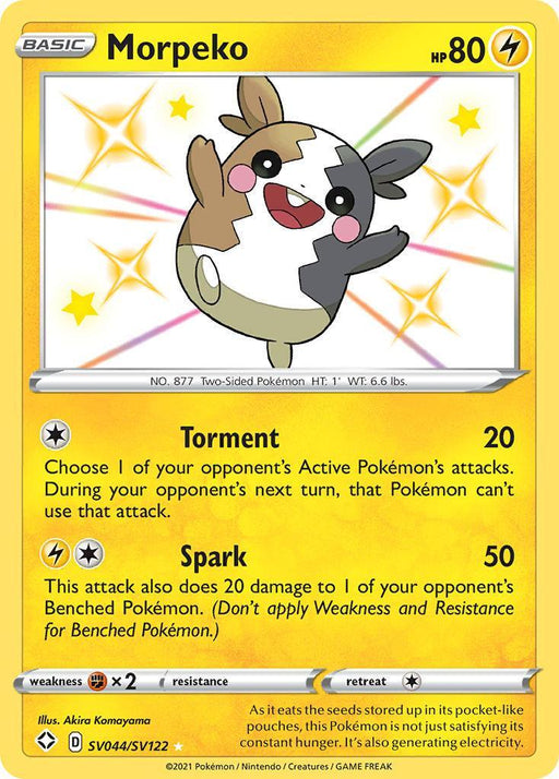Morpeko (SV044/SV122) [Sword & Shield: Shining Fates] - for just $7.45! 