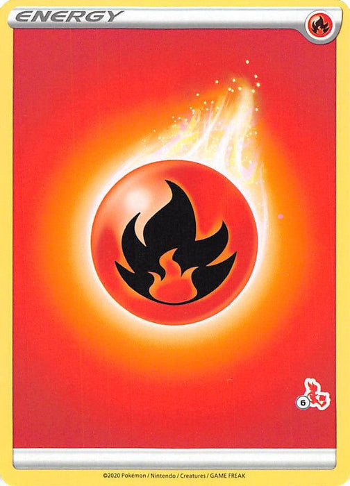 Fire Energy (Cinderace Stamp #6) [Battle Academy 2022] - for just $0.10! 