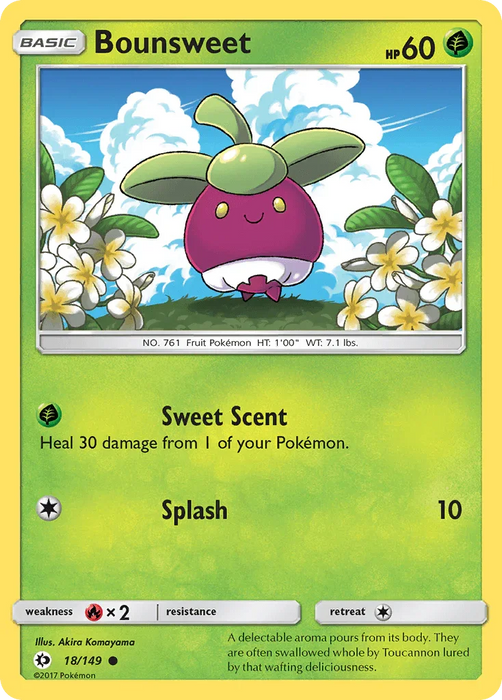 Bounsweet (18/149) [Sun & Moon: Base Set] - for just $0.10! 