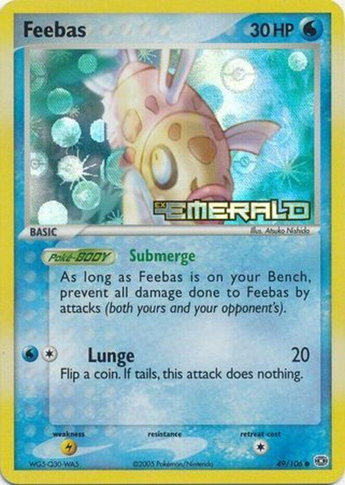 Feebas (49/106) (Stamped) [EX: Emerald] - for just $16! 