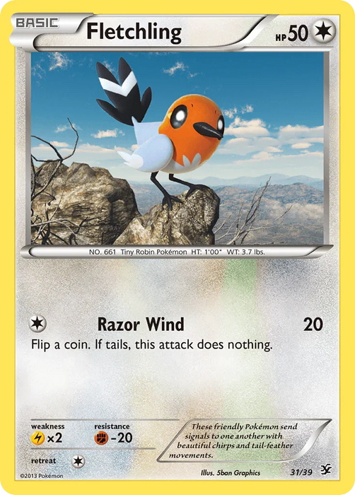 Fletchling (31/39) [XY: Kalos Starter Set] - for just $0.30! 