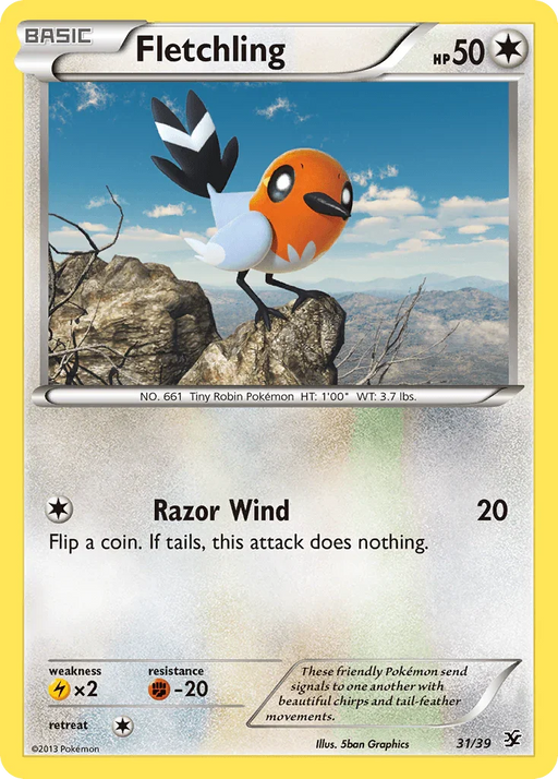 Fletchling (31/39) [XY: Kalos Starter Set] - for just $0.30! 
