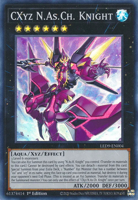CXyz N.As.Ch. Knight [LED9-EN004] Super Rare - for just $0.25! 