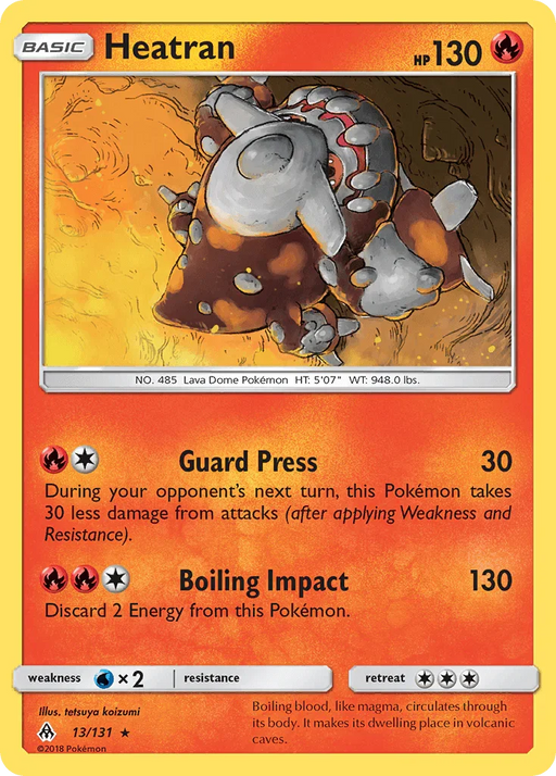 Heatran (13/131) [Sun & Moon: Forbidden Light] - for just $0.10! 