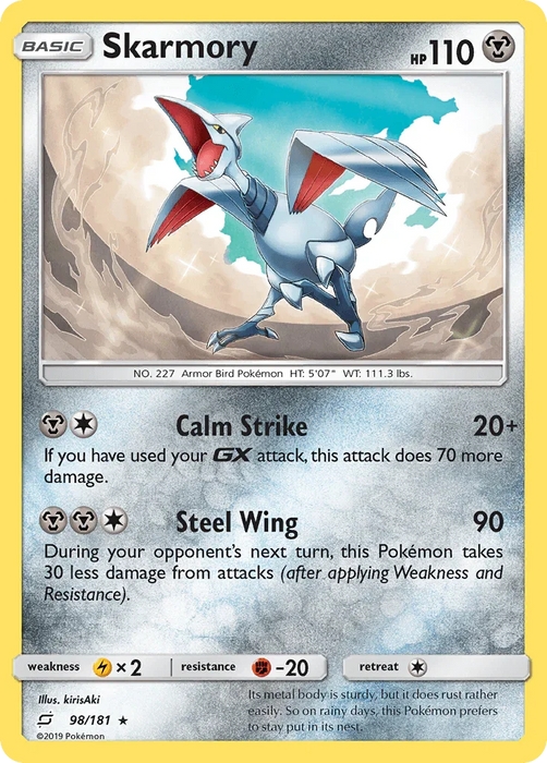 Skarmory (98/181) [Sun & Moon: Team Up] - for just $0.20! 