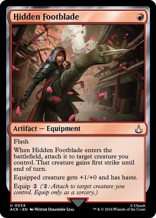 Hidden Footblade (ACR-034) - Assassin's Creed - for just $0.07! 