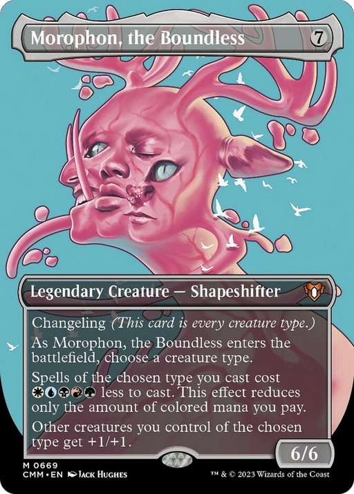 Morophon, the Boundless (Borderless Profile) [Commander Masters] - Just $2.25! Shop now at Retro Gaming of Denver