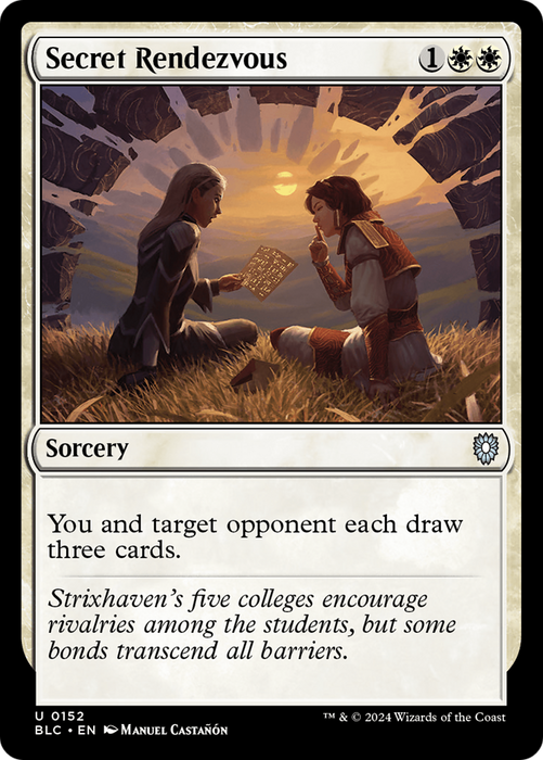 Secret Rendezvous (BLC-152) - Bloomburrow Commander - for just $0.11! 