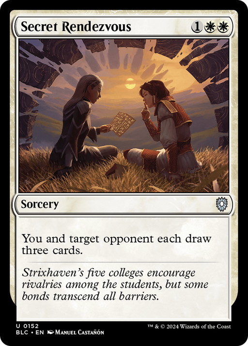 Secret Rendezvous (BLC-152) - Bloomburrow Commander - for just $0.11! 