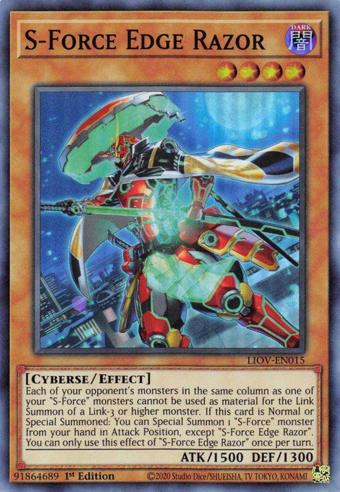 S-Force Edge Razor [LIOV-EN015] Super Rare - for just $0.15! 