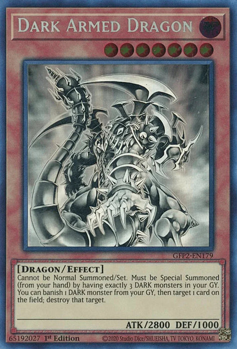 Dark Armed Dragon [GFP2-EN179] Ghost Rare - for just $25.20! 
