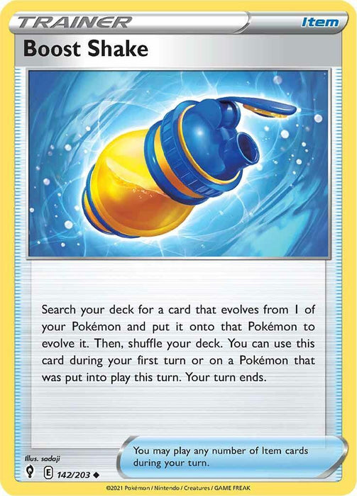 Boost Shake (142/203) [Sword & Shield: Evolving Skies] - for just $0.10! 