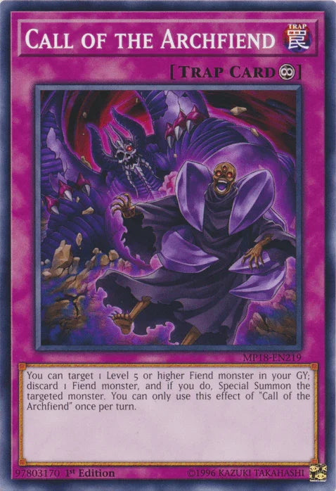Call of the Archfiend [MP18-EN219] Common - for just $0.10! 