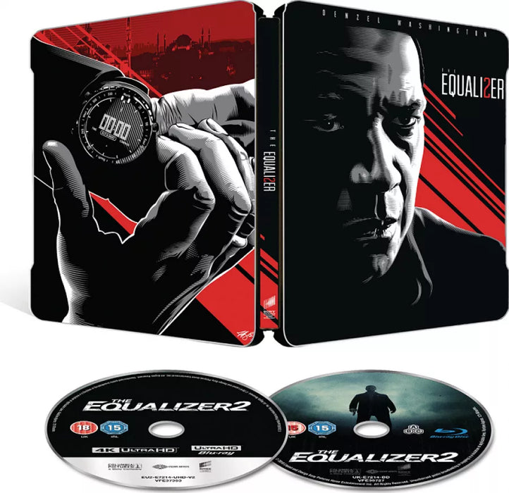 The Equalizer 2 - Limited Edition Steelbook (4K Ultra HD + Blu-ray + Digital) - for just $39.99! 