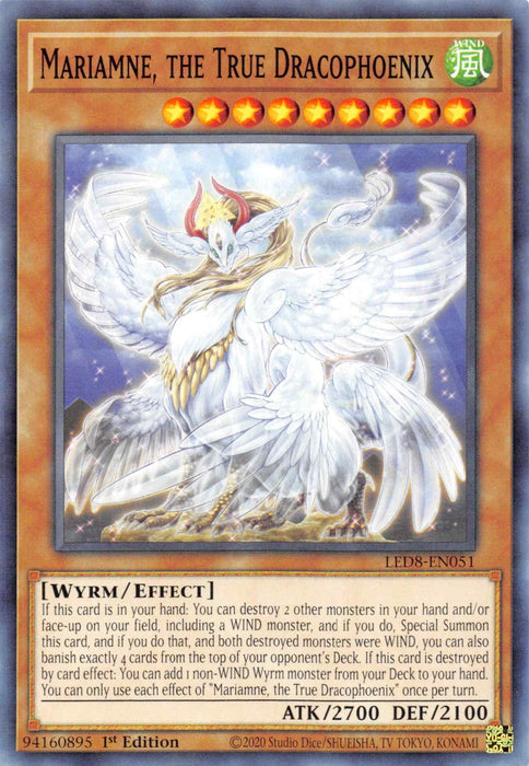 Mariamne, the True Dracophoenix [LED8-EN051] Common - for just $0.10! 