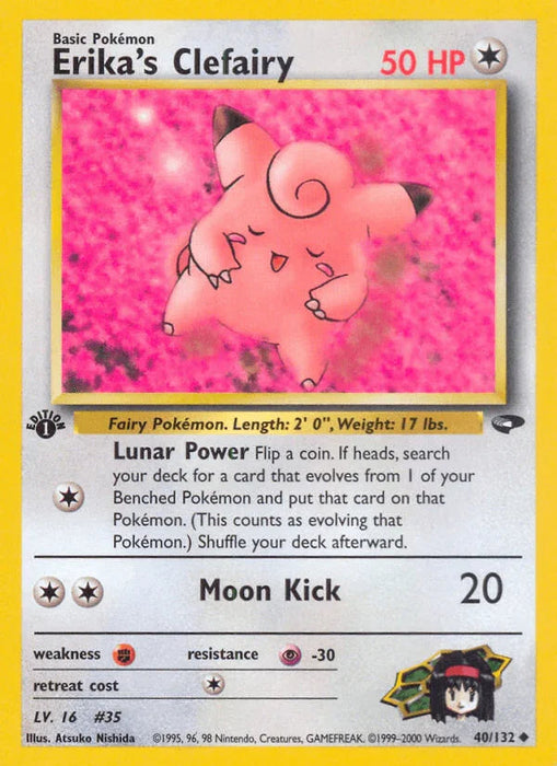 Erika's Clefairy (40/132) [Gym Challenge 1st Edition] - for just $2! 
