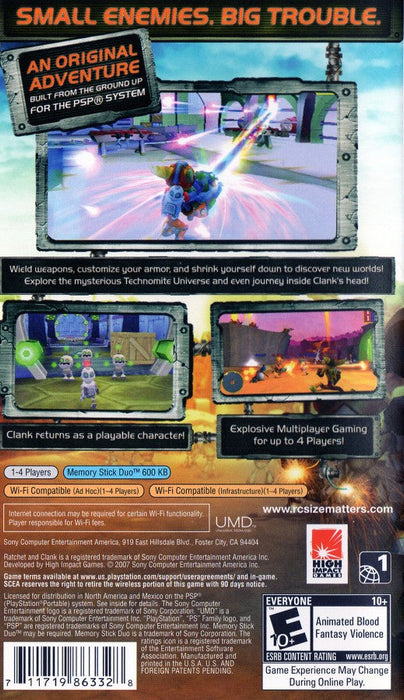 Ratchet & Clank: Size Matters [Greatest Hits] – PlayStation Portable (PSP) - for just $0! 