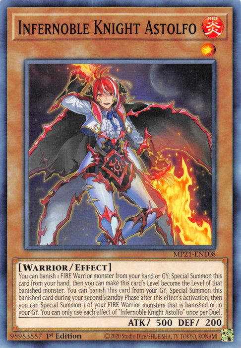 Infernoble Knight Astolfo [MP21-EN108] Common - for just $0.10! 