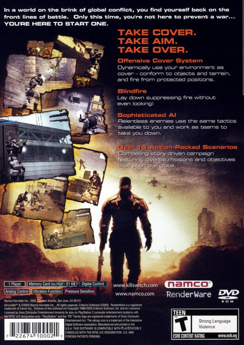 Kill Switch – PlayStation 2 (PS2) - for just $0! 