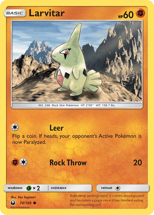 Larvitar (74/168) [Sun & Moon: Celestial Storm] - for just $0.15! 