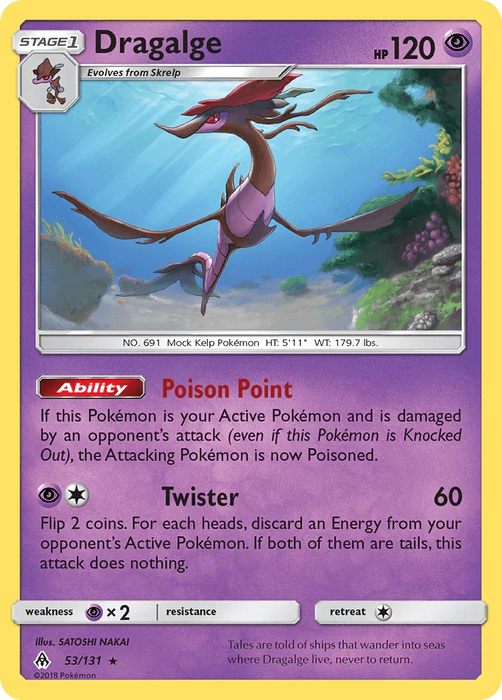Dragalge (53/131) [Sun & Moon: Forbidden Light] - for just $0.25! 