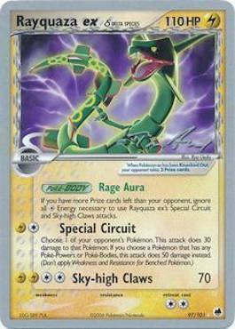 Rayquaza ex (97/101) (Delta Species) (Legendary Ascent - Tom Roos) [World Championships 2007] - for just $12.80! 