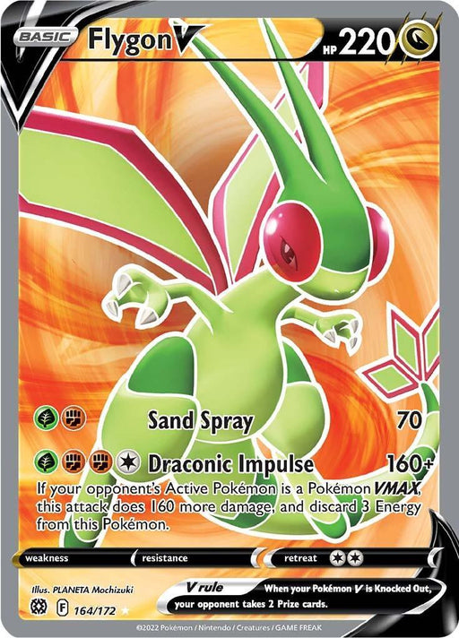 Flygon V (164/172) [Sword & Shield: Brilliant Stars] - for just $0.85! 