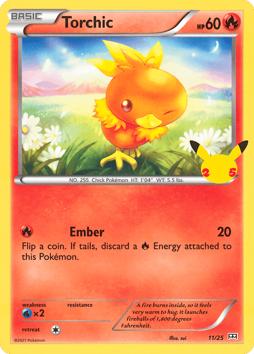 Torchic (11/25) [McDonald's 25th Anniversary] - for just $0.15! 