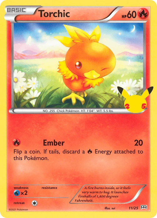 Torchic (11/25) [McDonald's 25th Anniversary] - for just $0.20! 