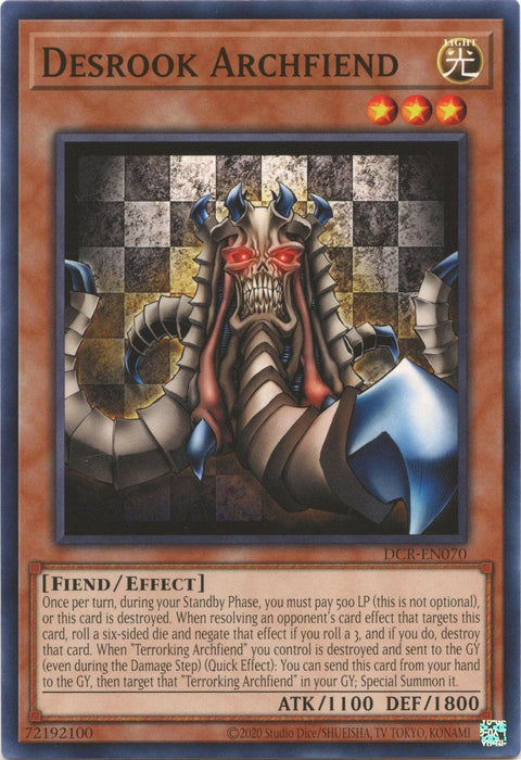 Desrook Archfiend (25th Anniversary) [DCR-EN070] Common - for just $0.15! 