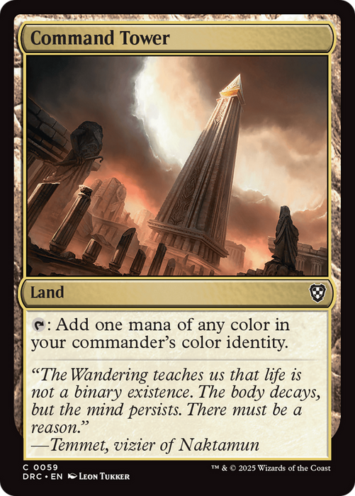 Command Tower (DRC-059) - Commander: Aetherdrift - for just $0.10! 