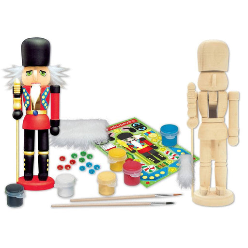 Holiday Craft Kit - Nutcracker Guard Wood Craft & Paint Kit - for just $16.99! 