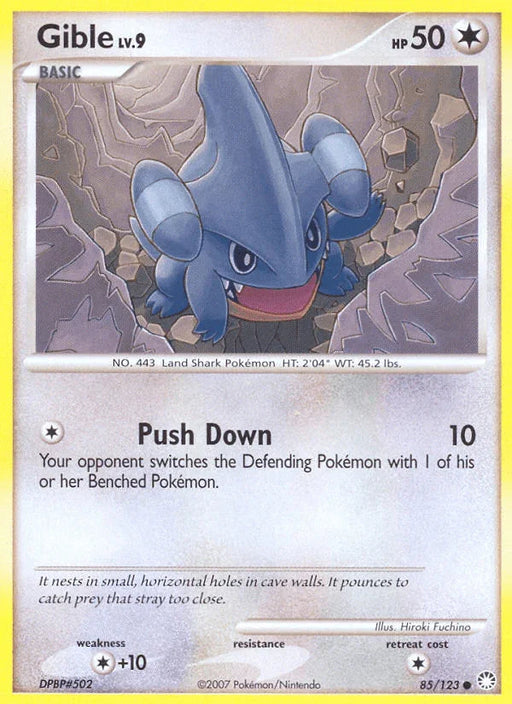 Gible (85/123) [Diamond & Pearl: Mysterious Treasures] - for just $0.15! 