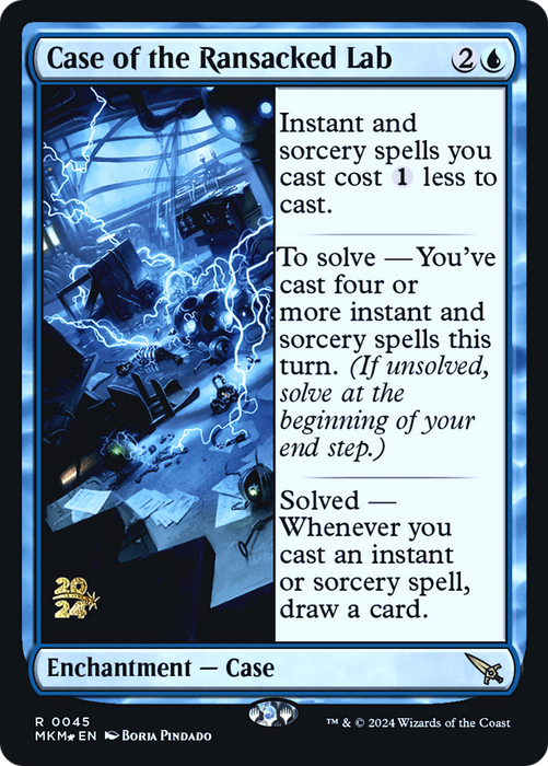 Case of the Ransacked Lab (PRE-045) - Murders at Karlov Manor Promos Foil - for just $0.76! 