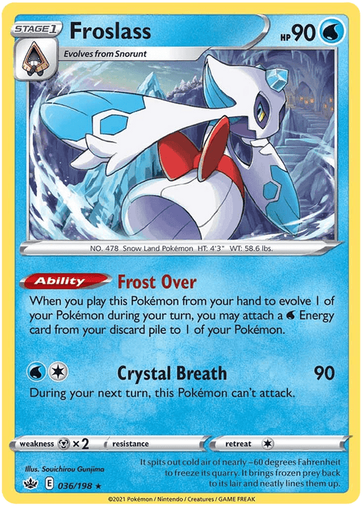 Froslass (036/198) [Sword & Shield: Chilling Reign] - for just $0.10! 