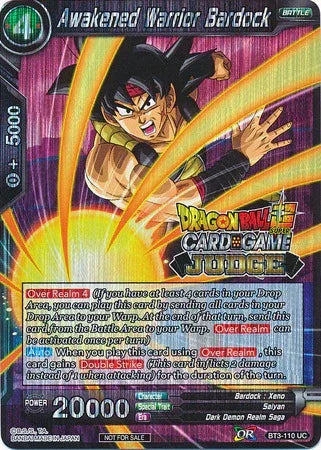 Awakened Warrior Bardock (BT3-110) [Judge Promotion Cards] - for just $0.35! 